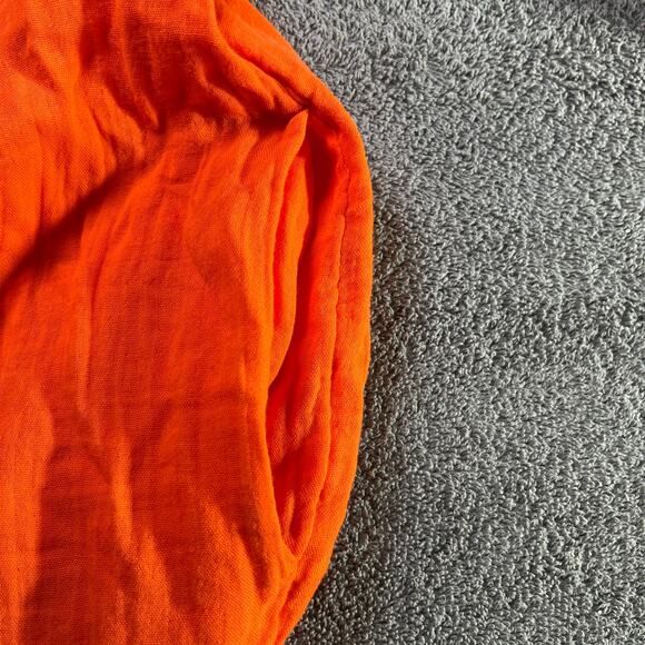 Old Navy Maxi‎ Dress Womens 2XL Blazing Orange Sleeveless Pockets Vacation Beach - Picture 6 of 10